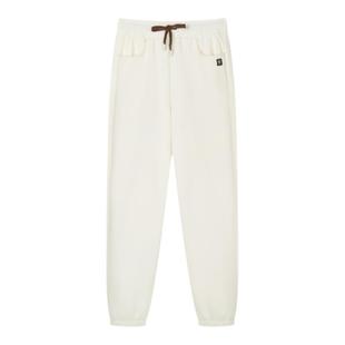 卫裤 子裤 冬季 白色裤 女 束脚长裤 TeenieWeenie小熊奥莱女装