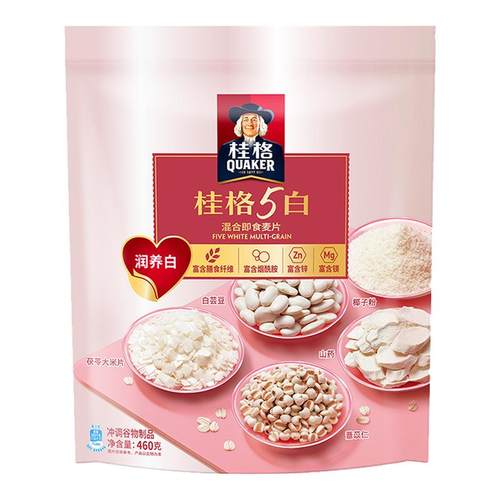 桂格5白燕麦片营养早餐