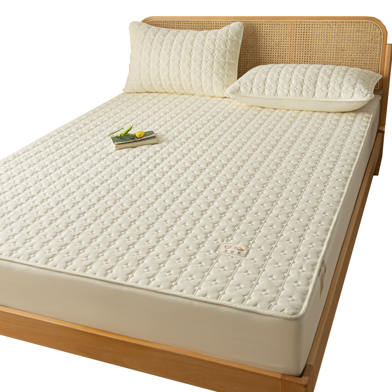 无印良品2025新款A类大豆夹棉床笠罩四季通用隔尿床垫保护罩,床上用品,床笠,淘宝优惠券,粉丝福利购,淘宝优惠卷