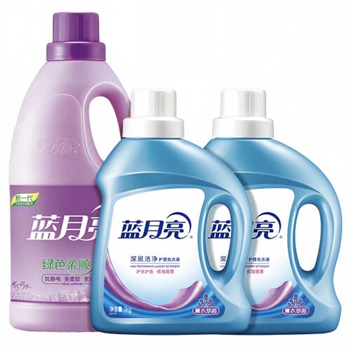 蓝月亮柔顺剂洗衣液洗护套装
