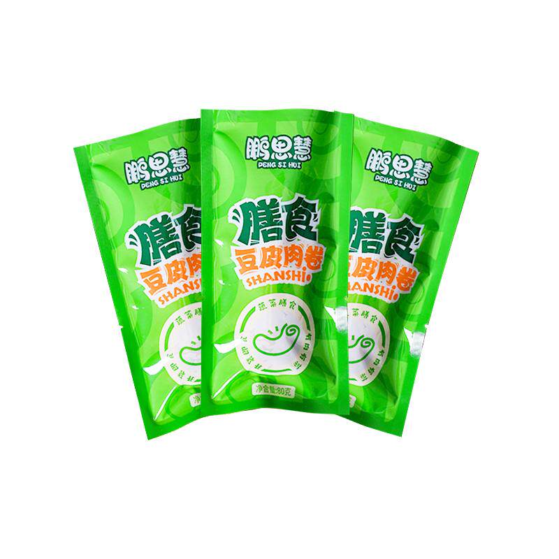 柏慧鹏思慧膳食豆皮鸡肉卷即食干豆腐蔬菜鸡胸东北高蛋白充饥零食