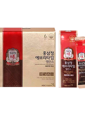 正官庄高丽参ET Balance浓缩液补气血人参养生滋补礼效期26年5月