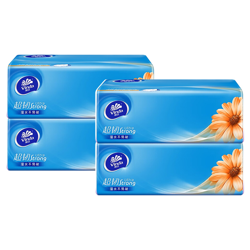 维达抽纸100抽3层卫生纸面巾纸