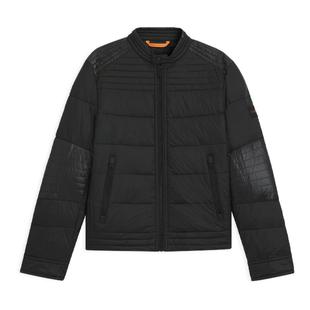 新款 25年冬季 混合绗缝机车风夹棉夹克棉服 男士 BOSS博斯