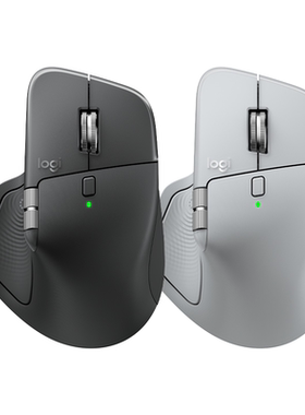 罗技MX master4无线蓝牙鼠标人体工学大师商务办公轻音笔记本拆包