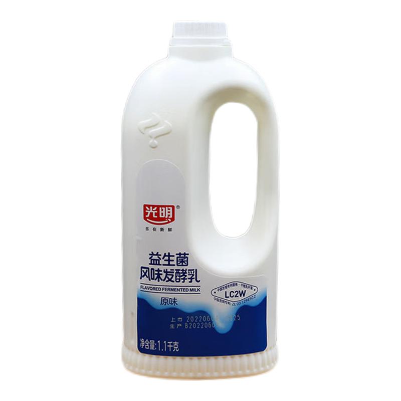 光明酸奶大桶益生菌桶装网红奶