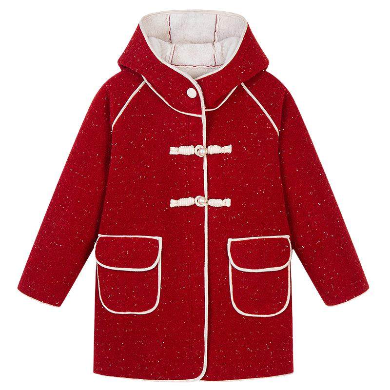 富罗迷女童大衣儿童冬装2025冬季新款流行加厚洋气好看小女孩外套,童装/婴儿装/亲子装,呢大衣,淘宝优惠券,粉丝福利购,淘宝优惠卷