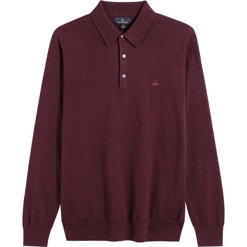 布克兄弟25男士美利奴羊毛polo衫