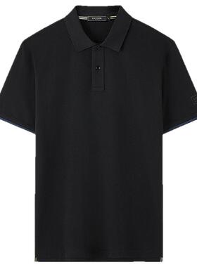 【吸湿排汗】雅戈尔夏季新款男士短袖POLO衫呼吸棉弹力棉翻领T恤