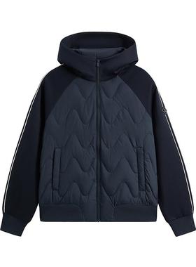 Kappa卡帕女装2025冬季新款运动休闲百搭保暖连帽羽绒服K0F82YY29