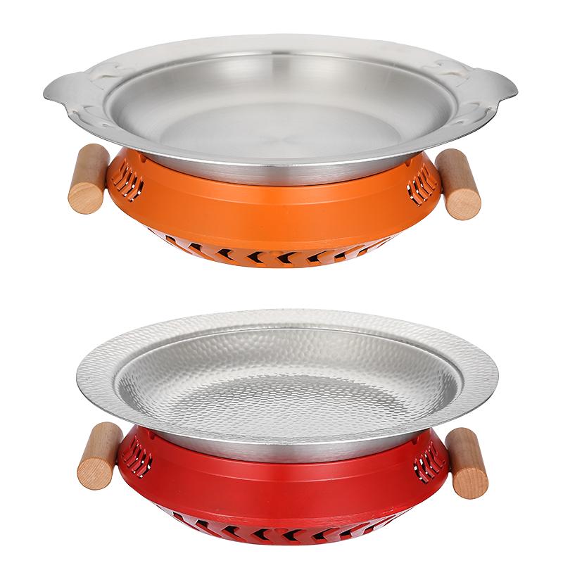 新式干锅牛蛙锅肉蟹煲专用锅