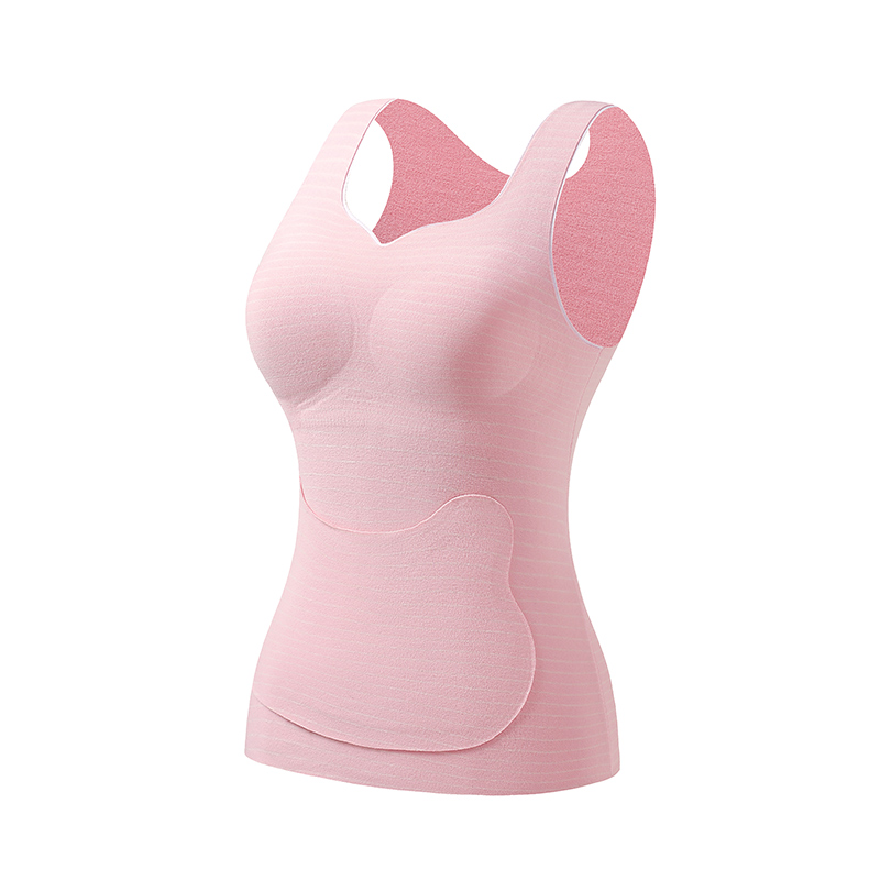 芬腾羊毛蚕丝发育期少女保暖背心