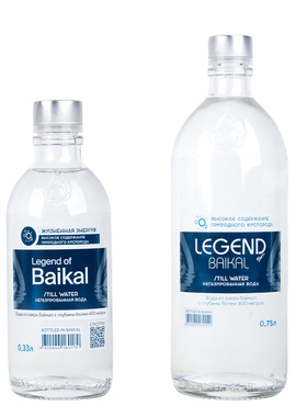 俄罗斯原装进口丽珍贝加尔湖天然水330ml/750ml玻璃瓶装饮用水