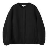 MOUSSY 1401 老钱静奢风廓形毛呢夹克外套女010HAJ30 冬季 新品