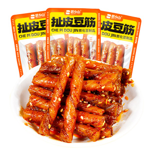 思乡山扯皮豆筋香辣豆卷独立小包装零食辣条儿时怀旧休闲解馋食品