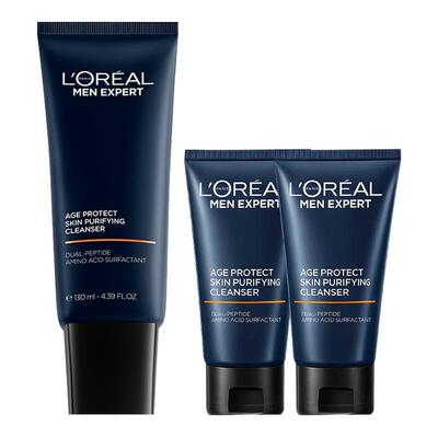 欧莱雅青春肌源洁面乳男士洗面奶