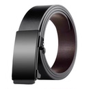 卡帝乐鳄鱼男士 带 皮带真皮腰带年轻人潮流牛皮无牙内穿纯自动扣裤