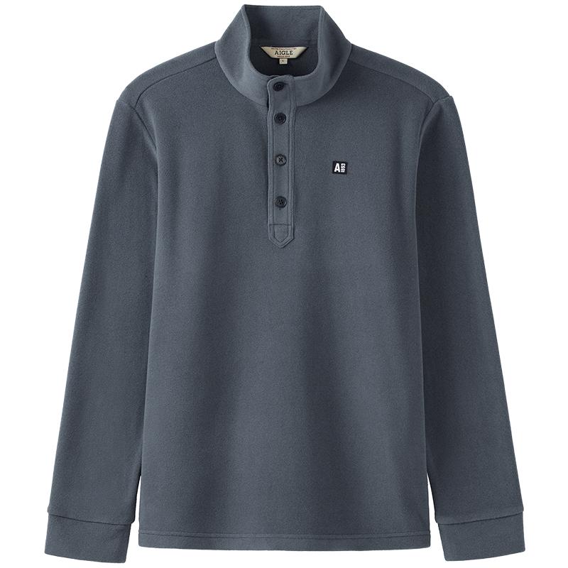 AIGLE艾高抓绒衣男士户外保暖