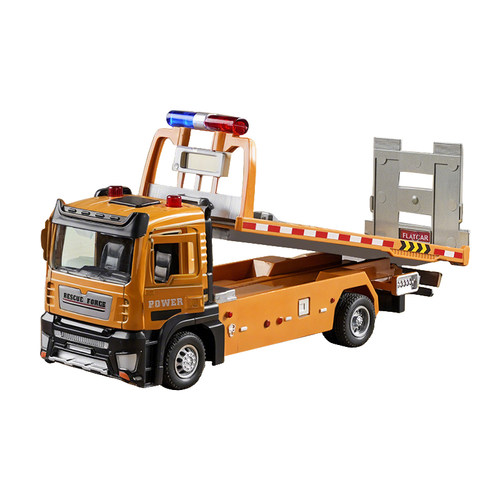 仿真合金平板拖车模型