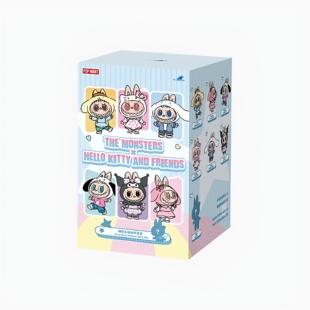 POPMART泡泡玛特THE x三丽鸥家族系列搪胶毛绒挂件 MONSTERS