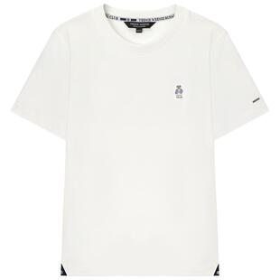 白小T恤女装 TeenieWeenie小熊夏季 休闲活力粉色棉质圆领短袖