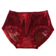 贵妇高级感蕾丝本命年无痕镂空三角裤 芬腾性感红内裤 女士2026新款