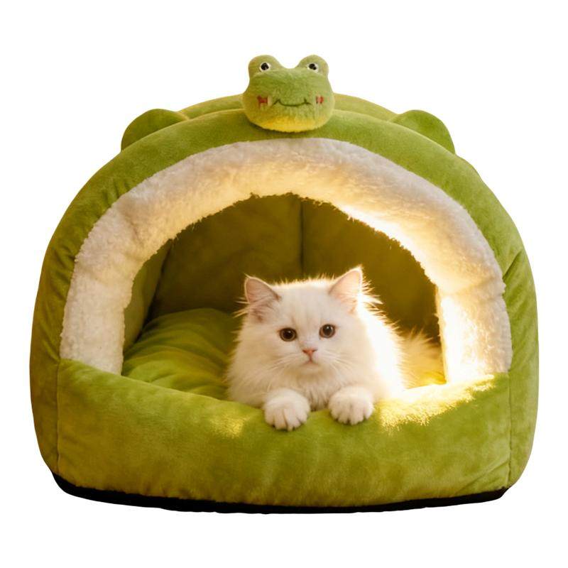 猫窝冬季保暖半封闭式可拆洗加绒保暖稳固不塌冬天睡觉用宠物用品,宠物/宠物食品及用品,猫窝/屋/帐篷/沙发,淘宝优惠券,粉丝福利购,淘宝优惠卷