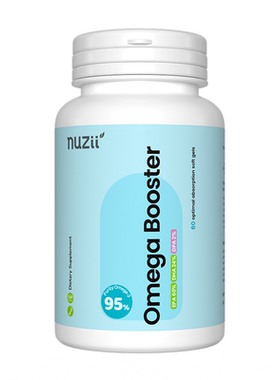 nuzii滋易新西兰进口95%epa高纯度rTG深海鱼油omega3软胶囊中老年