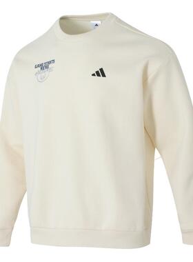 Adidas阿迪达斯男装2025冬季新款GSH CREW套头休闲卫衣KC2786