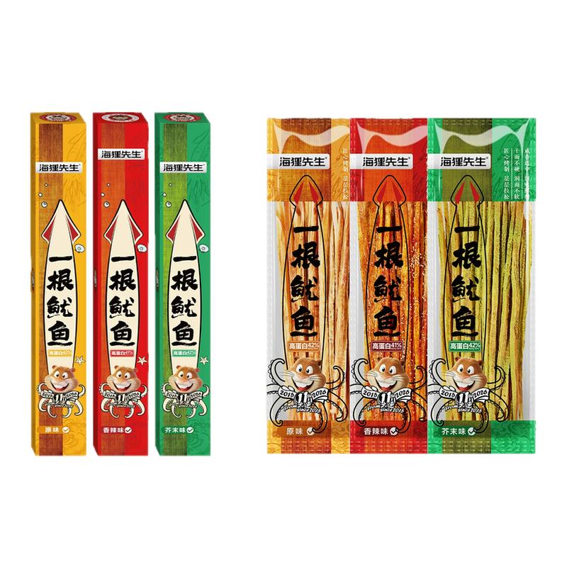 海狸先生即食手撕Q弹香辣鱿鱼丝										