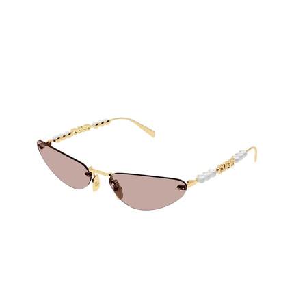 开云眼镜 古驰GUCCI男女同款猫眼墨镜无框小框太阳镜墨镜GG1920S