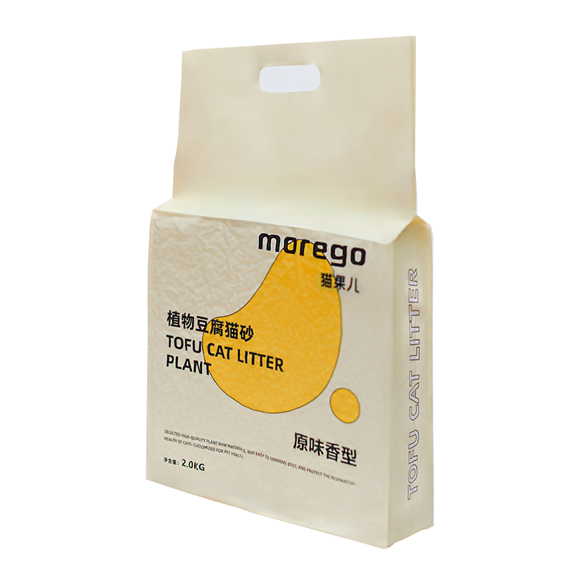 Morego猫果儿纯豆腐植物猫砂除臭猫砂吸水易结团原味低尘豆腐猫砂