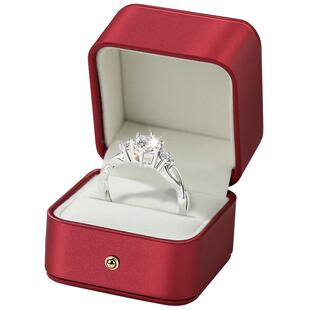 银戒指女纯银999求婚钻戒情侣对戒单戒情人节礼物送女友送女朋友