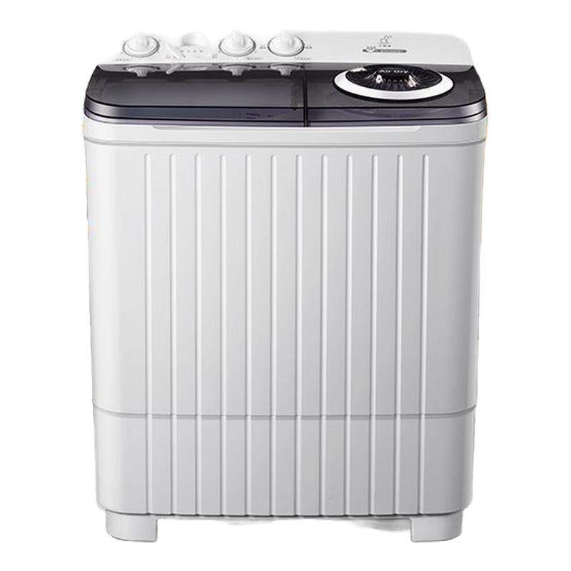 小鸭半自动洗衣机双缸双桶家用出租房宿舍迷你小型洗脱一体带甩干