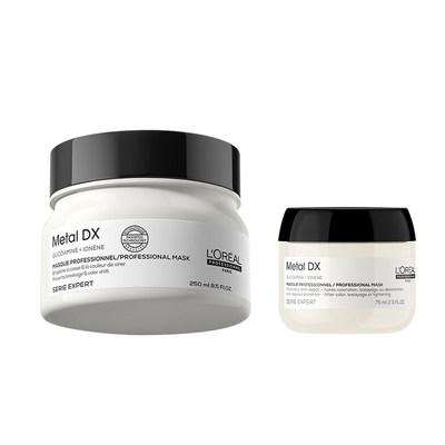 欧莱雅pro沙龙吸金瞬顺芯韧修护发膜改善毛躁吸金护发素官方正品