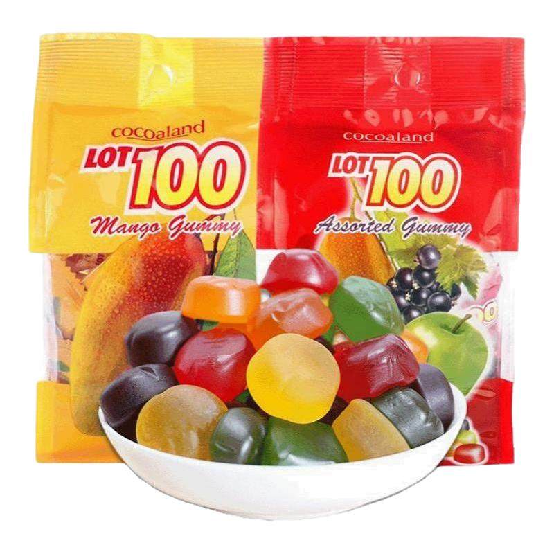 马来西亚LOT100一百份 100分软糖  cocoaland果汁软糖年货喜糖1kg