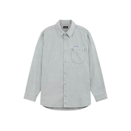 L/SSHIRT刺绣logo灯芯绒衬衫