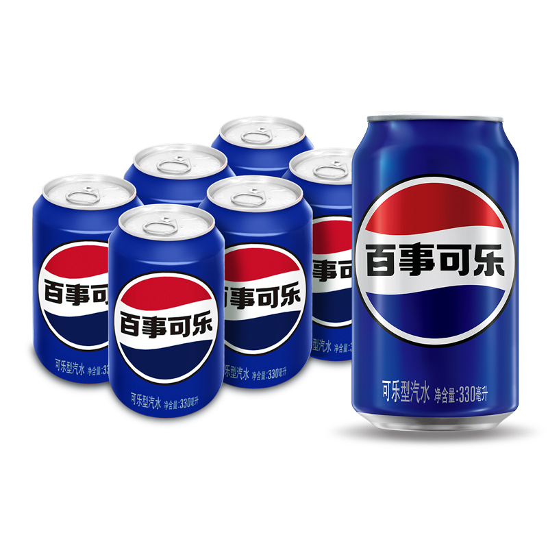 百事可乐330ml*12罐装碳酸饮料汽水易拉罐矮罐装 新日期饮品