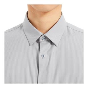 衬衫 利郎青年商务短袖 男2025夏休闲衬衣男Q5XZC006 天丝莱赛尔