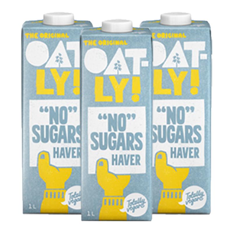 【百亿】欧版荷兰进口Oatly0糖咖啡大师燕麦奶植物蛋白饮料1L*3盒