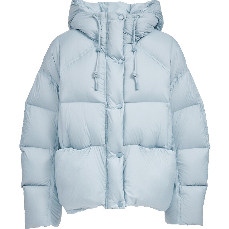 Vero Moda羽绒服2025冬季新款泡芙90白鸭绒抽绳连帽外