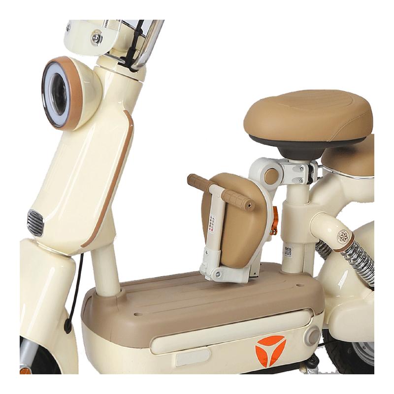 电动车儿童座椅可折叠前置可旋转宝宝安全坐椅电瓶车小孩双向凳子