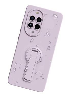 折叠支架适用华为nova15手机壳新款14ultra腕带手绳保护套13pro斜挎长12活力版全包11SE防摔液态硅胶10男女软