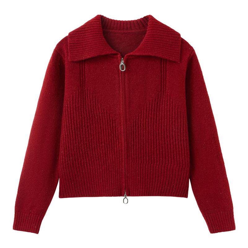 ���ڲ�������ɫ M ����Ůʿ��ɫë��2026�����¿�˫���������������꿪��Ůװ���� 113Ԫ