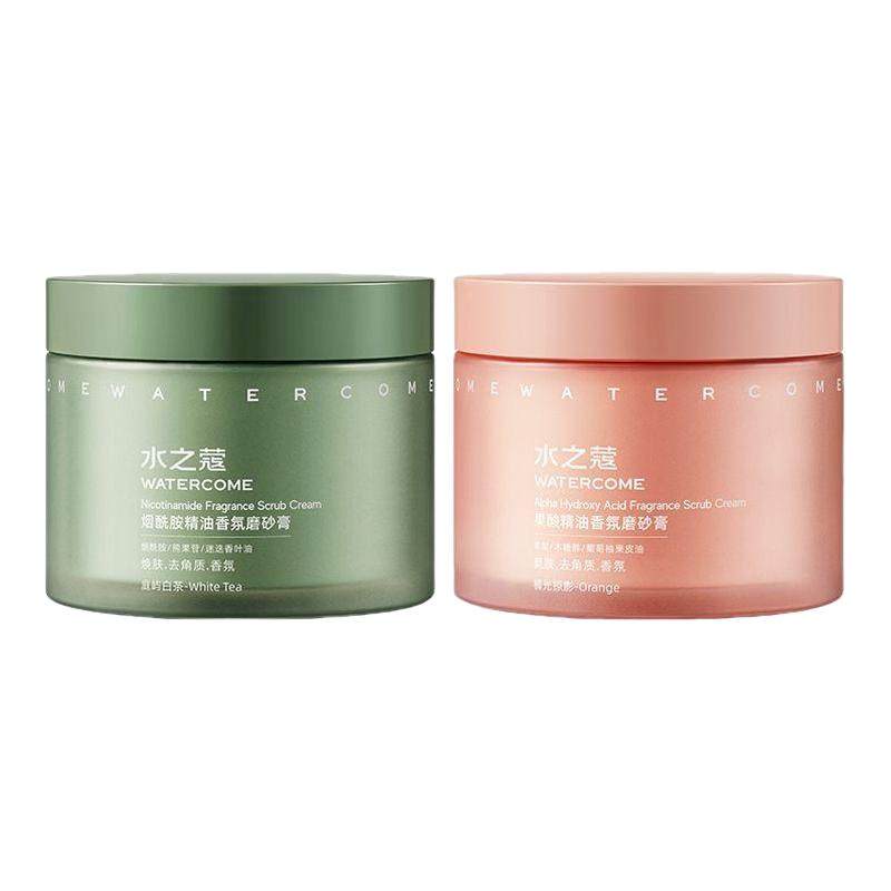 水之蔻磨砂膏去角质磨出嫩滑肌洗澡身体搓泥深层清洁留香官方正品