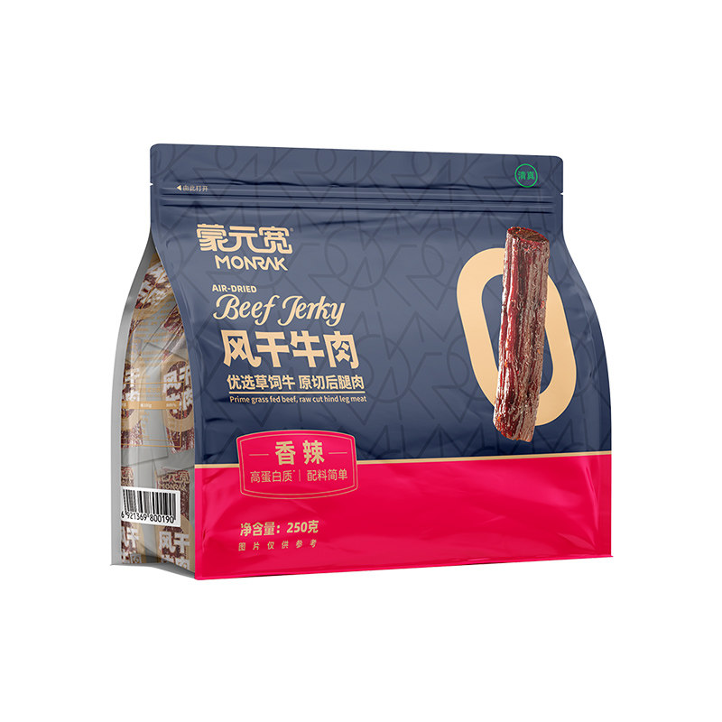 蒙元宽牛肉干风干牛肉干内蒙古特产牛肉条零食清真正品官方旗舰店