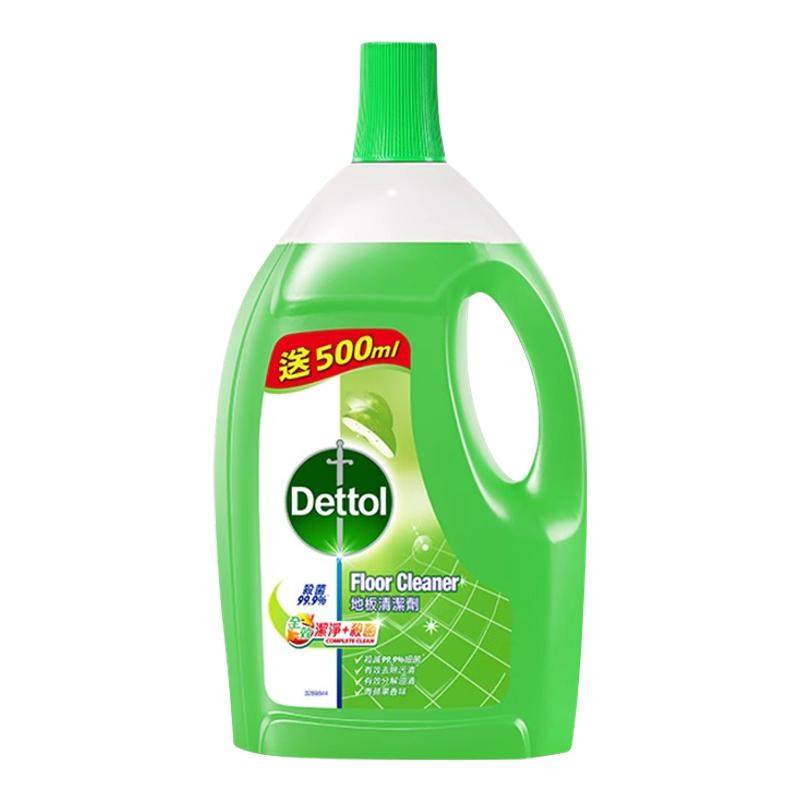 滴露地板清洁除菌剂2L木地板洗地机瓷砖清洁液家用杀菌去污大瓶装