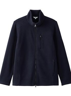 AIGLE艾高男士外套Polartec200全拉链抓绒衣户外休闲保暖上衣