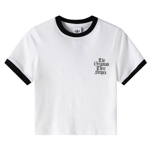 阿迪达斯三叶草女款运动短袖