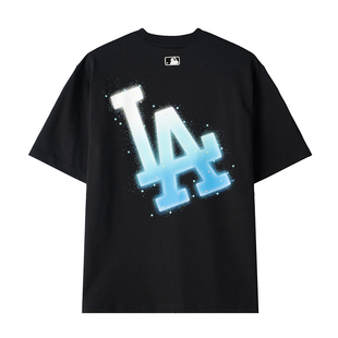 MLB官方正品男女同款 26新款夏季运动服潮流时尚星光T恤休闲短袖